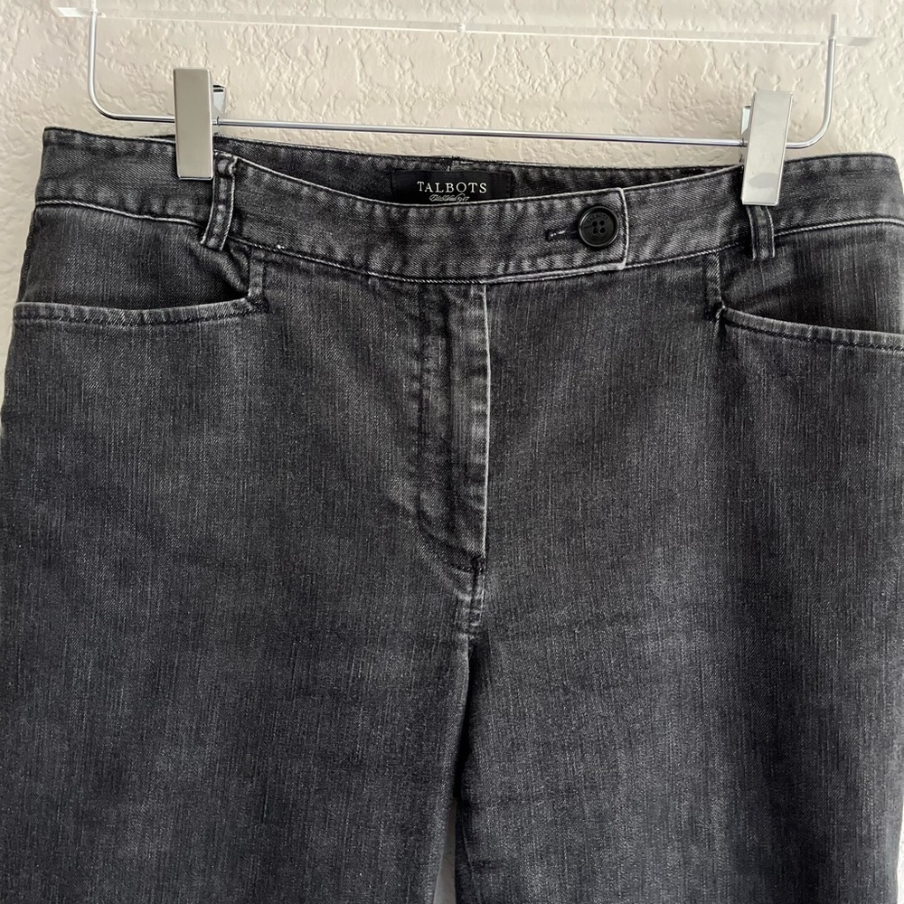 TALBOTS Signature Denim in distressed black size 8 - Picture 5 of 13